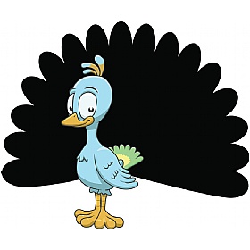 Peacock Chalkboard