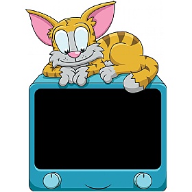 Cat Chalkboard