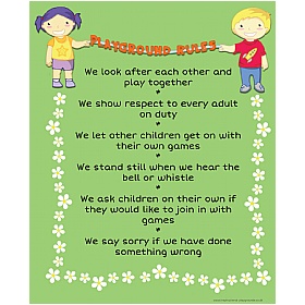 Daisy Playground Rules School Sign