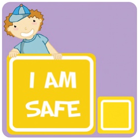 Positive Affirmation I Am Safe School Sign
