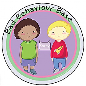 Bad Behaviour Playground Base Sign