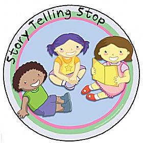 Storytelling Stop Playground Base Sign
