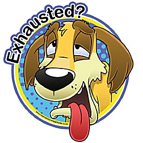 How Do You Feel Today Exhausted Sign