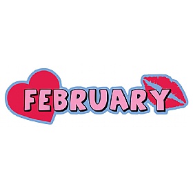 Months Of The Year February Signs
