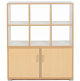 Bubblegum 6 Cube Horizontal Room Divider Unit