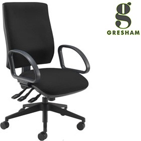Gresham Platinum Plus Squared Medium Back Office Chair