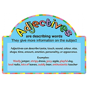 Literacy Basics Adjectives Sign