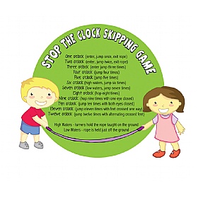 Stop The Clock Skipping Game Sign