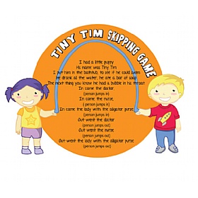 Tiny Tim Skipping Game Sign