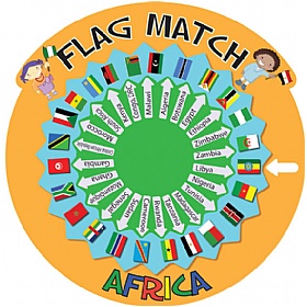 Flag Match Africa Sign