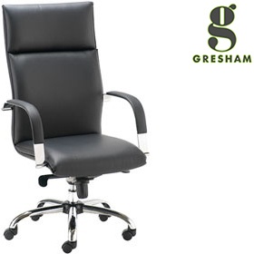 Gresham Harlequin High Back Leather Executive Chair