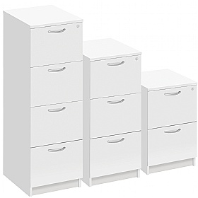 Commerce II White Filing Cabinets