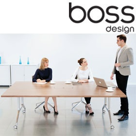 Boss Design Deploy Rectangular Boardroom Tables