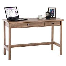 Oak Console Laptop Computer Desk