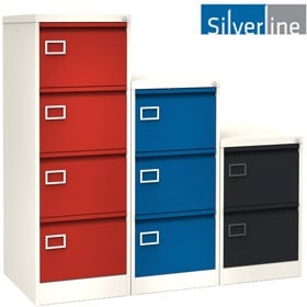 Silverline Two Tone Executive Filing Cabinets