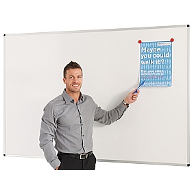 Write-On Vitreous Enamel Steel Magnetic Whiteboard
