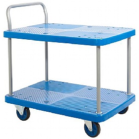 Two Tier Plastic Trolley