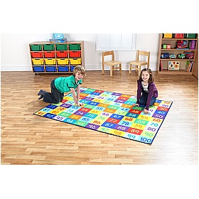 Rainbow 1-100 Numbers Carpet