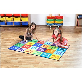 Rainbow 1-24 Numbers Carpet