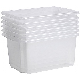 Millhouse Set of 6 Clear Tubs