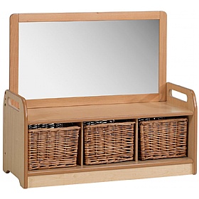 Millhouse Low Mirror Storage Unit