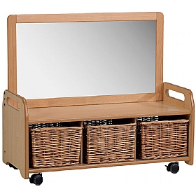 Millhouse Low Mobile Mirror Storage Unit