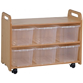 Millhouse Tall Mobile Unit with Display & Mirror Back