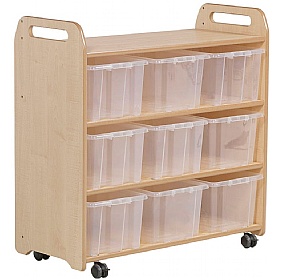 Millhouse Mobile Shelf With Back