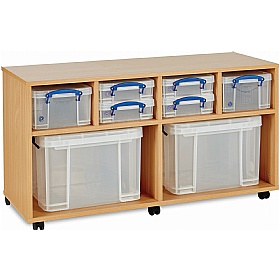 Really Useful Box Combination Storage Unit 4 x 4L / 2 x 9L / 2 x 35L