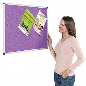 Eco-Colour Aluminium Framed Resist-A-Flame Noticeboards