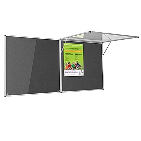 Eco-Colour Corridor Resist-A-Flame Tamperproof Noticeboards