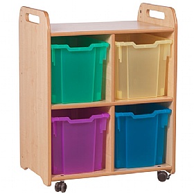 Millhouse 2 Column Shelf Storage Unit With Trays