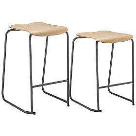 SE Ergonomic Wooden Classroom Stools