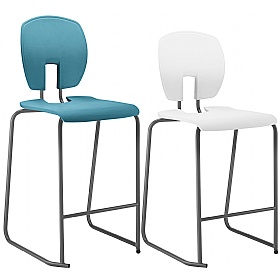 SE Curve Ergonomic High Back Classroom Stools