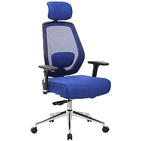 Ergo-Task Fully Loaded Adjustable Mesh Office Chair with Posture Sprung Seat