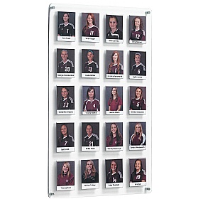 Crystal Wall Team Board 20 Pockets