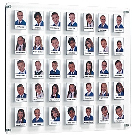 Crystal Wall Class/Staff Board 35 Pockets