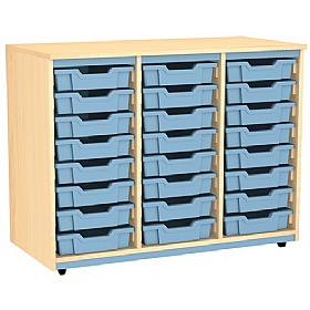 Splash Triple Column 24 Tray Storage Unit