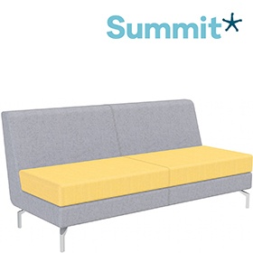 Summit Lilo Triple Modular Reception Seat With No Arms