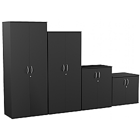 Eclipse Essential Black Office Cupboards