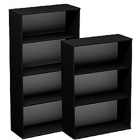 NEXT DAY Eclipse Essential Black Office Bookcases