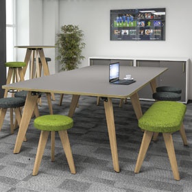 Artemis Edge Compact Rectangular Boardroom Tables