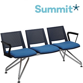 Summit Versit Beam Seating With Upholstered Chairs