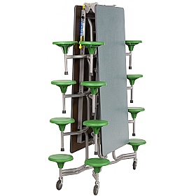 Rectangular 16 Seat Folding Dining Units