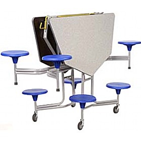 Octagonal Graduate 8 Seat Folding Dining Units