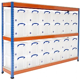 BiG400 Archive Storage Racking With 35 Litre Really Useful Boxes