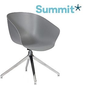 Summit Scoot Polypropylene Pyramid Base Visitor Chair