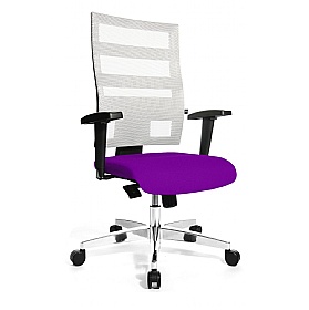 Topstar X Pander White Mesh Office Chair Mesh Chairs 300