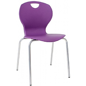 Evo Polypropylene Four Leg Bistro Chairs