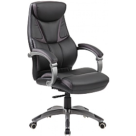 Berlin Synchronous Bonded Leather Manager Chair